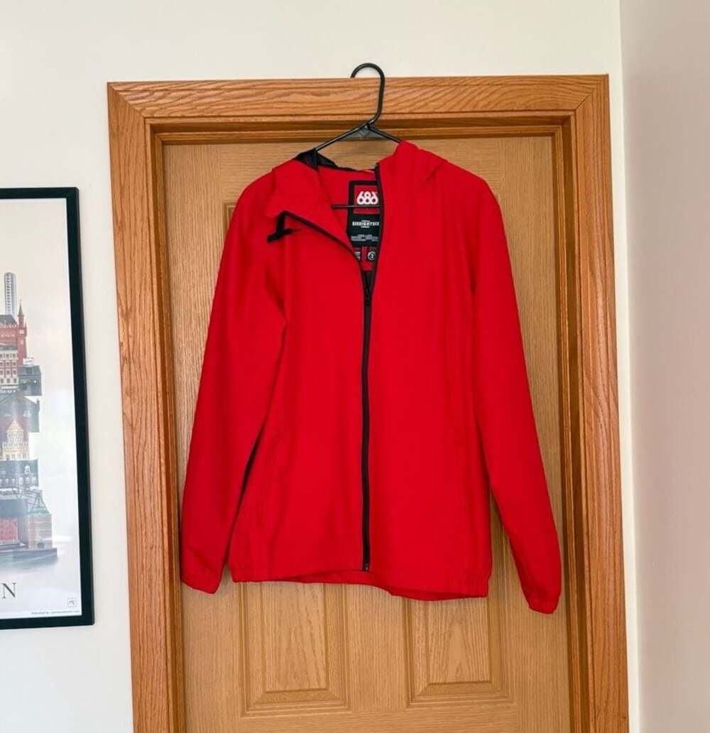 686 Six Eight Six Men's Infidry Waterproof Hooded Windbreaker Jacket Sz M